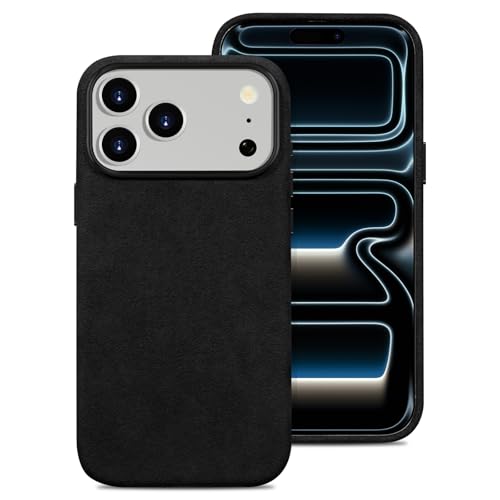 Belemay Italian Alcantara Case for iPhone 18 Pro, Compatible with MagSafe