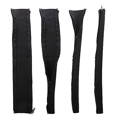 Funda cubre cables Leadigol con cremallera para ocultar y proteger cableados de datos de 50 cm