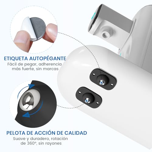 TRVL FIELDER Minirruedas autoadhesivas para utensilios de cocina, ruedas universales giratorias de 360°, ruedas adhesivas para bricolaje, cubo de basura, caja de almacenamiento (8, negro) - imagen 5