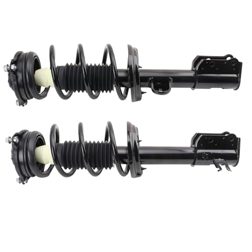 TRQ Front Driver & Passenger Side 2 Piece Strut & Spring Assembly Set Compatible with 2019-21 Jeep Compass 2WD Automatic Transmission, 2018 Compass Sport 2WD Automatic Transmission & More by TRQ - Used condition - US$58.15