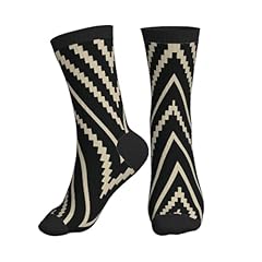 Modern Geometry Style Black Beige Stripes