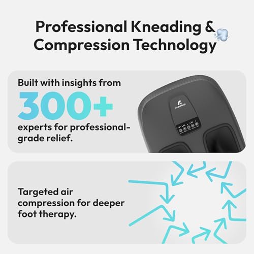 Shiatsu-Foot-Massager-with-Heat-Deep-Kneading-Relieves-Plantar-Fasciitis-Neuropathy-Foot-Fatigue-Features-Adjustable-Heat-3-Compression-Setting-Fits-Up-to-Mens-Size-14-HSAFSA-Eligible Shiatsu Foot Massager with Heat Deep Kneading Relieves Plantar Fasciitis Neuropathy Foot Fatigue Features Adjustable Heat 3 Compression Setting Fits Up to Mens Size 14 HSAFSA Eligible