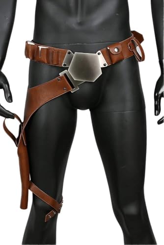 Koshowgic Han Solo - Cinturón para cosplay, piel sintética, con