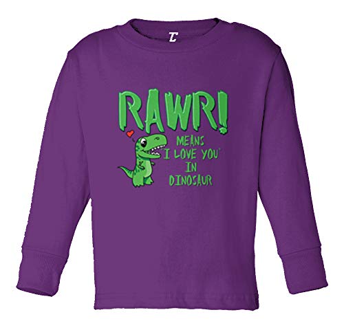 Rawr! Means I Love You in Dinosaur Infant/Toddler Cotton Jersey T-Shirt