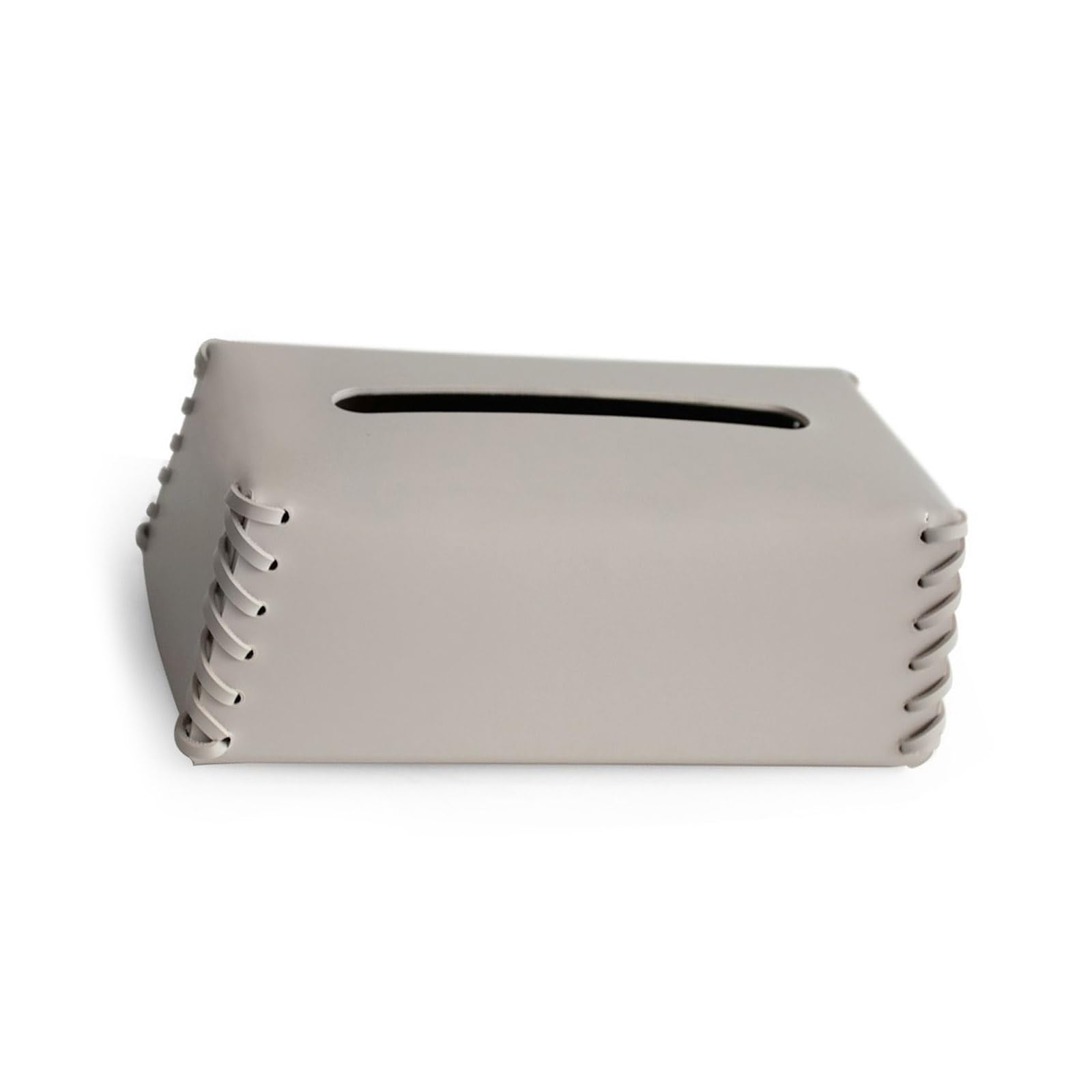 MICFENY Sturdy PU Leather Tissue Box Handwoven Napkin Case Creative Paper Towel Covers Accessory for Home Decoration Use