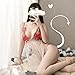 YINSHENG Noche romántica Feliz Disfraz Ropa Interior de Peluche Sexy para Mujer Vestido de Encaje Sexy Ropa Interior de Mujer erótica Teddy Renseria Muja Ropa Interior Sexual Disfraz Sexy p