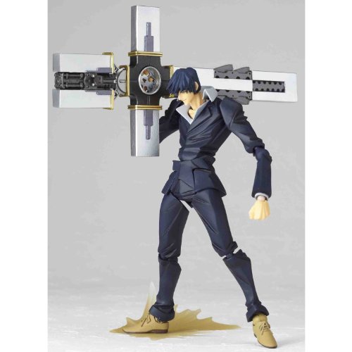 Revoltech Yamaguchi No.092 Trigun Nicholas D. Wolfwood miniatura 1