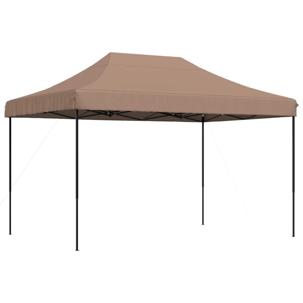 vidaXL Składany namiot imprezowy typu pop-up, brązowy, 410x279x315 cm