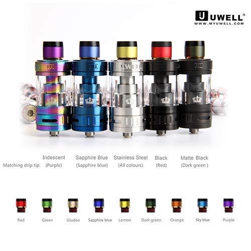 Uwell Crown 3 5ml Verdampfer 24,5mm Tank Farbe Silber – Bild 4