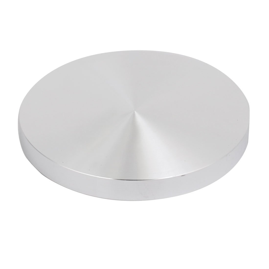 Uxcell Silver Sourcingmap 90Mm Diameter 10Mm Thickness M10 Thread Aluminum Disc Hardware For Glass Table