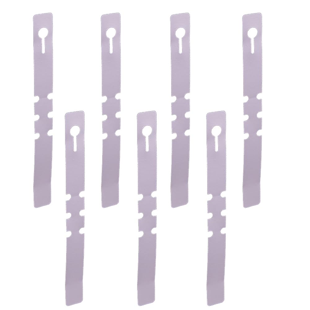 100Pcs Plant Labels, White Plastic Adjustable Tree Hanging Labels Wrap Around Garden Plant Markers Name Tag for Seed Vegetable Flower Potted Plants Gardening, 2x21cm
