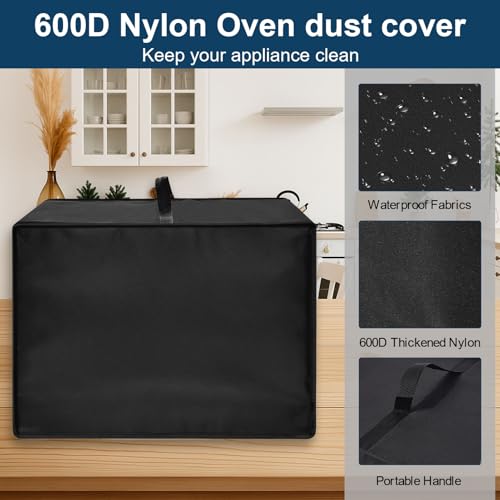 Image of Toaster Oven Air Fryer Cover, 17.7 inchx15.4 inchx13.8 inch,Heat-Resistant Waterproof Dust-proof Kitchen Appliance Covers Compatible For Emeril Lagasse Dual Zone 360 Air Fryer Oven 25 QT