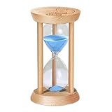 10 Minute Wooden Sand Timer,10 Min Hourglass, Small Sand Watch, Reloj De Arena, Hour Glass Sandglass for Home, Office, Decorative, Game, Classroom