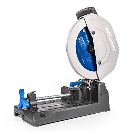 Evolution S355Cps - Scie à Tronçonner en acier Industriel de 355 mm - Finition Instantanée, sans Chaleur, sans Bavures et sans Étincelles - lame à acier Doux Fournie