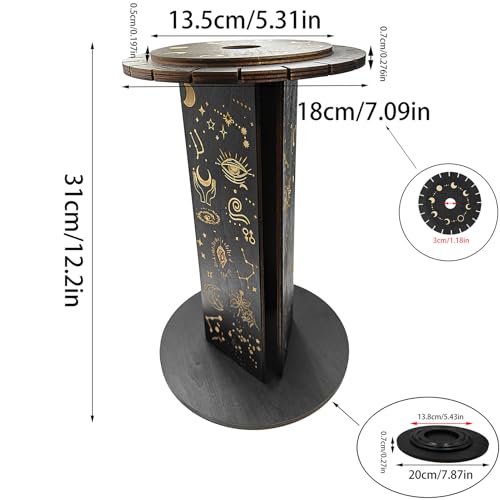 Support d'affichage pour pierres précieuses avec base de pendule imprimée stable - 3
