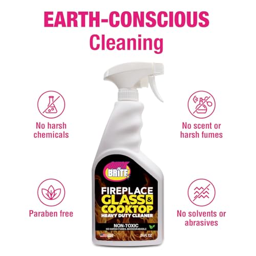 Quick'N Brite FPG24 Quick N Brite Fireplace Glass Cleaner 24Oz thumb #4