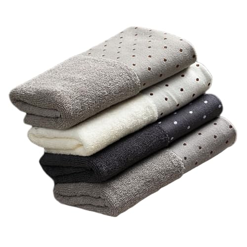 Toalla facial de algodón puro de alta calidad con textura suave y pack de 4 unidades