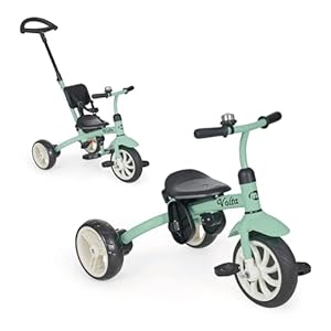 MS – Triciclo Evolutivo de Bebé 5 en 1 Volta – Bicicleta Niños Desde 1 Año hasta 5 años – De Triciclo a Bicicleta con o sin Pedales – Adaptable y transformable