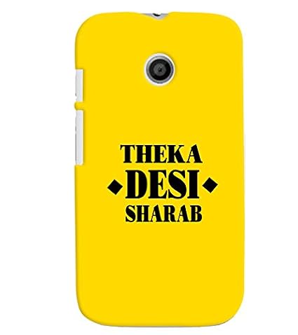 MakeMyCase Theka Desi Sharab For Moto E : Amazon.in: Electronics