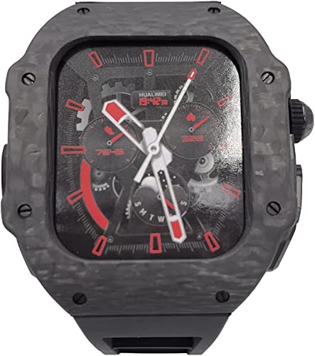 Bracelet de montre fluoré Rm Mod durable pour iWatch 6 5 4 44mm