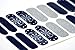 TOUGH GIRLS | 20 Exquisite Gel Nail Polish Strips w/Application Accessories - No UV/LED Lamp Required (Navy Elegance)
