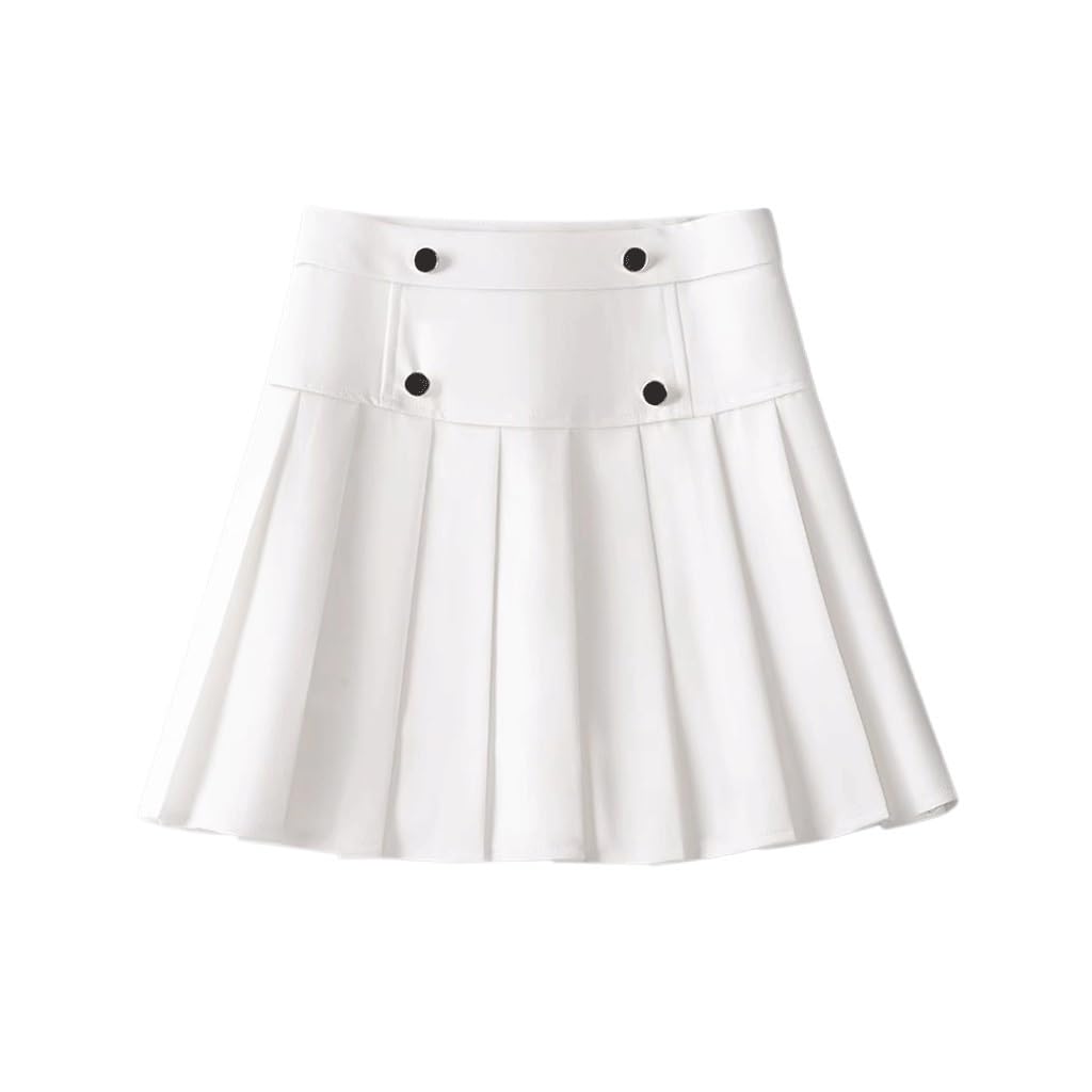 Tailleur blanc femme haut de gamme : coupe trapèze haute couture D 29