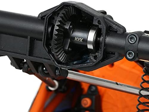 KYX Racing Hardened Steel Bevel Gear Differential Locker Front Rear Axles Upgrades Parts Accessories for 1/10 RC Car Axial RBX10 Ryft