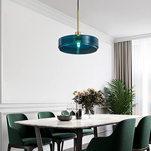 Chandelier bleu créatif pour illuminer une table de repas - 5