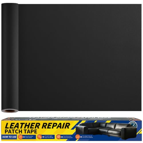 Gelaisi Leder Reparatur Set, Kunstleder Selbstklebend, Kunstleder-Reparaturset