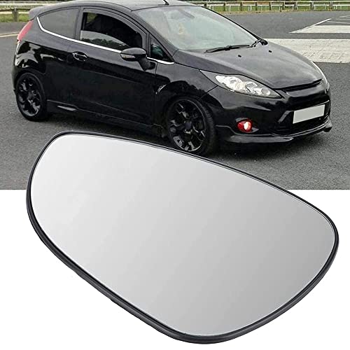 GSRECY Para Fiesta Mk7 2008 - 2017 espejo retrovisor inferior con placa trasera izquierda Cover