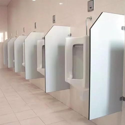Separadores de orinal impermeables pack de 4 paneles para baños de hoteles y comercios 8