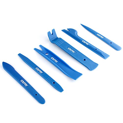 Capri Tools 21076 Auto Trim, Upholstery Panel Removal Set, Nylon, Blue, 6-Piece
