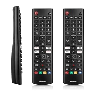 2 Stück Universal Fernbedienung für Alle LG Fernseher Fernbedienung