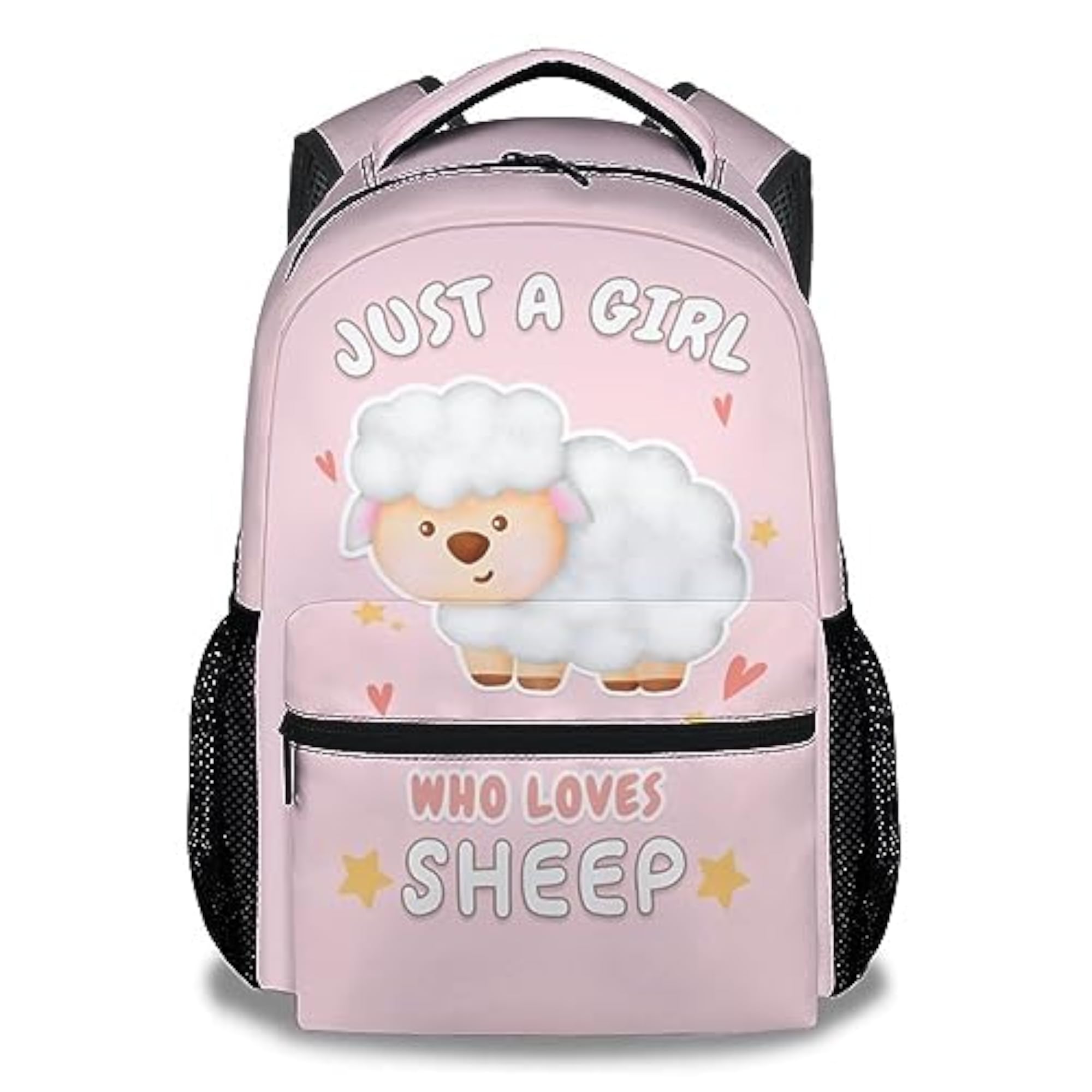 Sheep School Backpack for Kids, Lightweight Cartoon Design