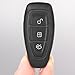 Beefunny Replacement Flip Remote Keyless Entry Key Fob for Ford Focus 2012-2019 C-Max 2013-2019 Fiesta 2011-2019 FCC ID:KR55WK48801 PN:164-R8048 3Buttons 434MHz 4D63Chip (with chip)