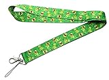 SuperSenter Premium Lanyard Kermit The Frog Cartoon Muppets Themed - Hook & Phone String - Keychains or ID Badge Holders