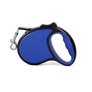 SUQ Intrekbare Hondenriem, 3M Uittrekbaar Pecute Hondenriem voor Puppy Kat Honden, Antislip Comfortabele Soft-Handgreep ligt, Betrouwbaar Systeem met Één Knop, Hondenriem Accessoires