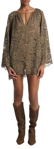 Michael Kors Women's Lace V-Neck Dress