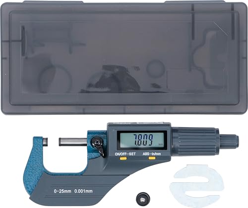 Vis micrométrique numérique BGS 8427 precision 0.001 mm micrometre digital
