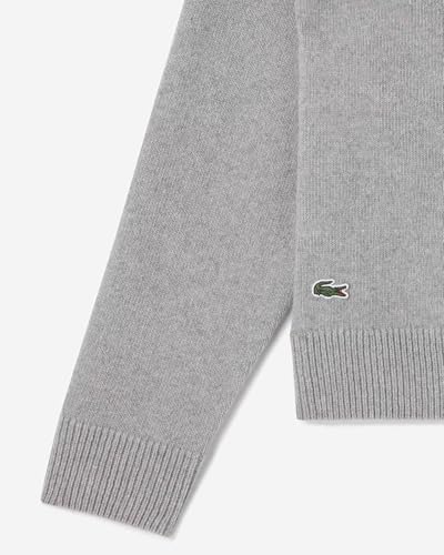 Image of Lacoste x Bandier Women's Contrast Crocodile Sweater