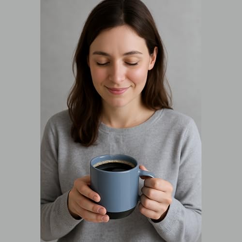 Image of Clay Craft Modern Matte Coffee Mug Set of 2, 300 ml | Fine Ceramic Tea, Coffee & Milk Mugs | Elegant & Durable Drinkware | Microwave & Dishwasher Safe | Minimalist Home, Office & Gift Collection