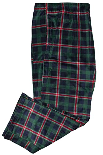 Roundtree & Yorke Men's Big and Tall Super Soft Microplush Sleep Bottoms Pajama Pants