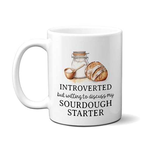 Taza de cerámica para hornear pan masa madre miniatura 1