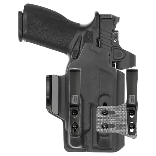 Tulster IWB ARC Kydex Holster in Right Hand fits: Springfield Armory Echelon w/TLR-7 Light | Optic Compatible Light Bearing Inside The Waistband Appendix Concealed Carry
