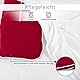 Amago - Körnerkissen mit Jersey Bezug, 50 x 20 cm - Rot