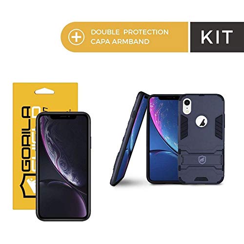 Kit Capa Armor e Película Nano Vidro para iPhone XR - Gshield