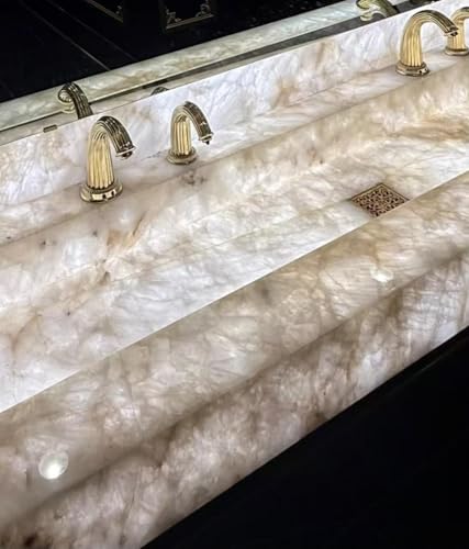 Image of 4PCS Soft LED Backlight Sheet 12W 3000K Warm Color Backlit Flexible cuttable 19X9.5 inch for Translucent countertop in Door | 4PCS