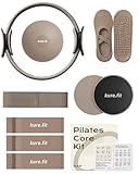 kure.fit Pilates Kit for Women – Home Pilates Equipment Set with Ring, Ball & Resistance Bands | Pilates Starter Kit with Accessories in Gift Box