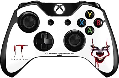 Skinit Decal Gaming Skin Compatible with Xbox One Controller - Officially Licensed Warner Bros Pennywise Bloody Design