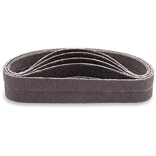 Red Label Abrasives 3/4 X 12 Inch Medium P220 Grit Knife Sharpener Sanding Belts, 10 Pack (Compatible with Work Sharp Ken Onion)